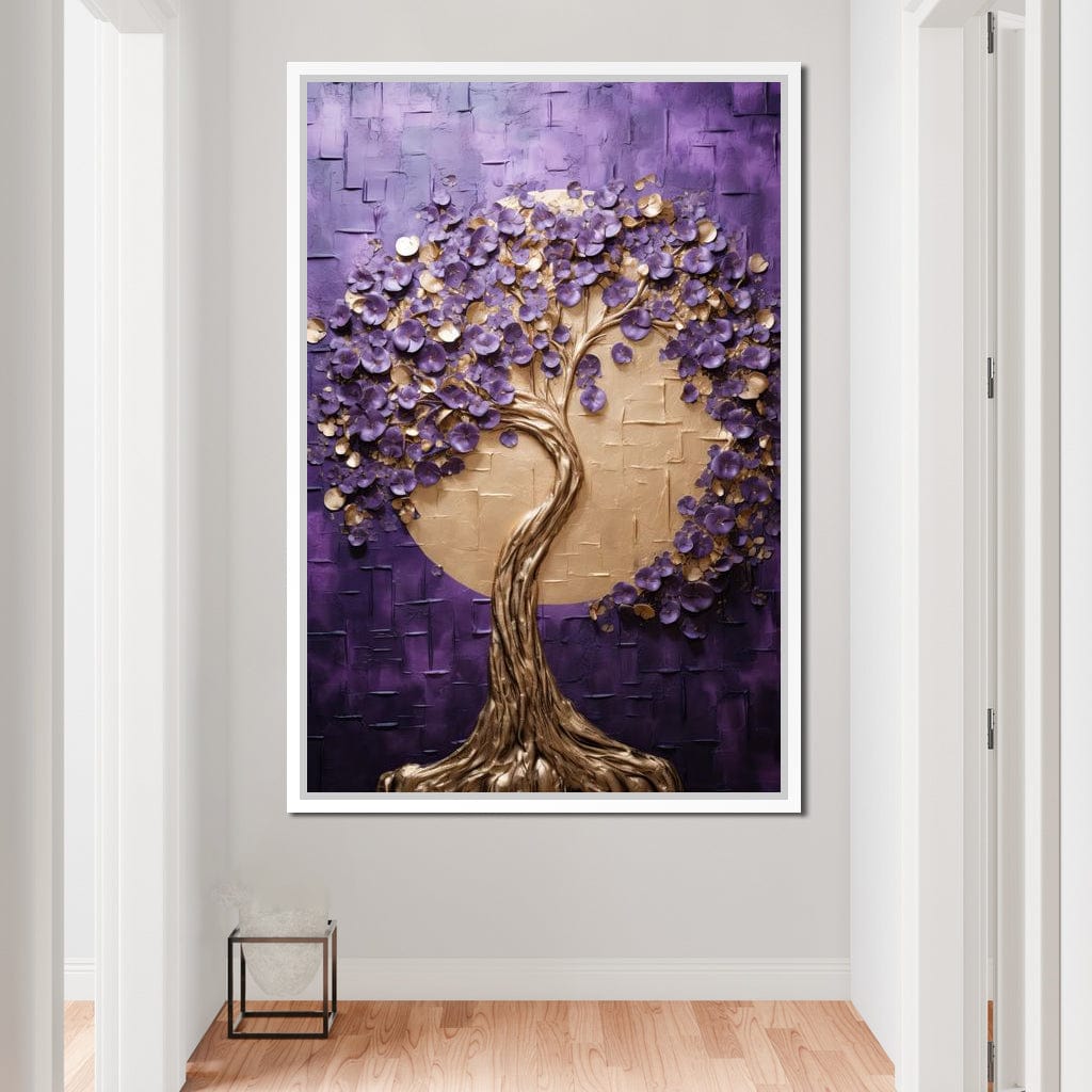 Golden Twilight in Nature Embrace Canvas Wall Art