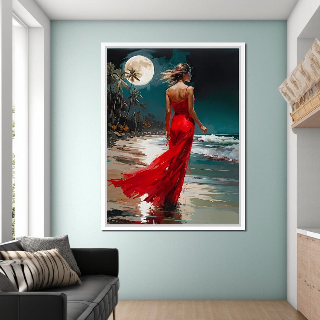 Female Portrait 062 Canvas Wall Art