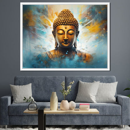 Buddha's Mystical Mural Canvas Wall Art
