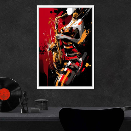 Rhythm Of The Midnight Note Canvas Wall Art