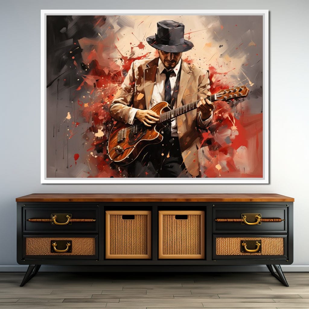 Guitarist Serenade Canvas Wall Art