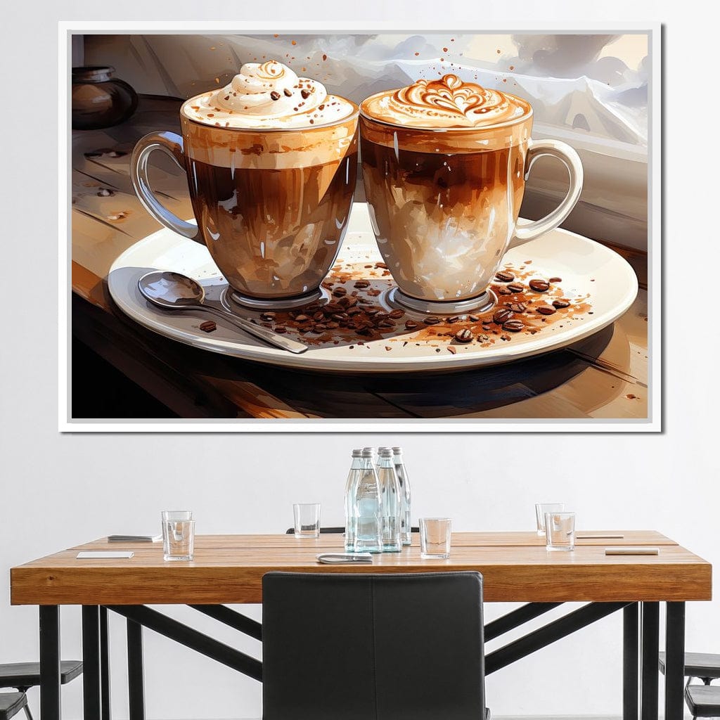 Mocha Moments Canvas Wall Art