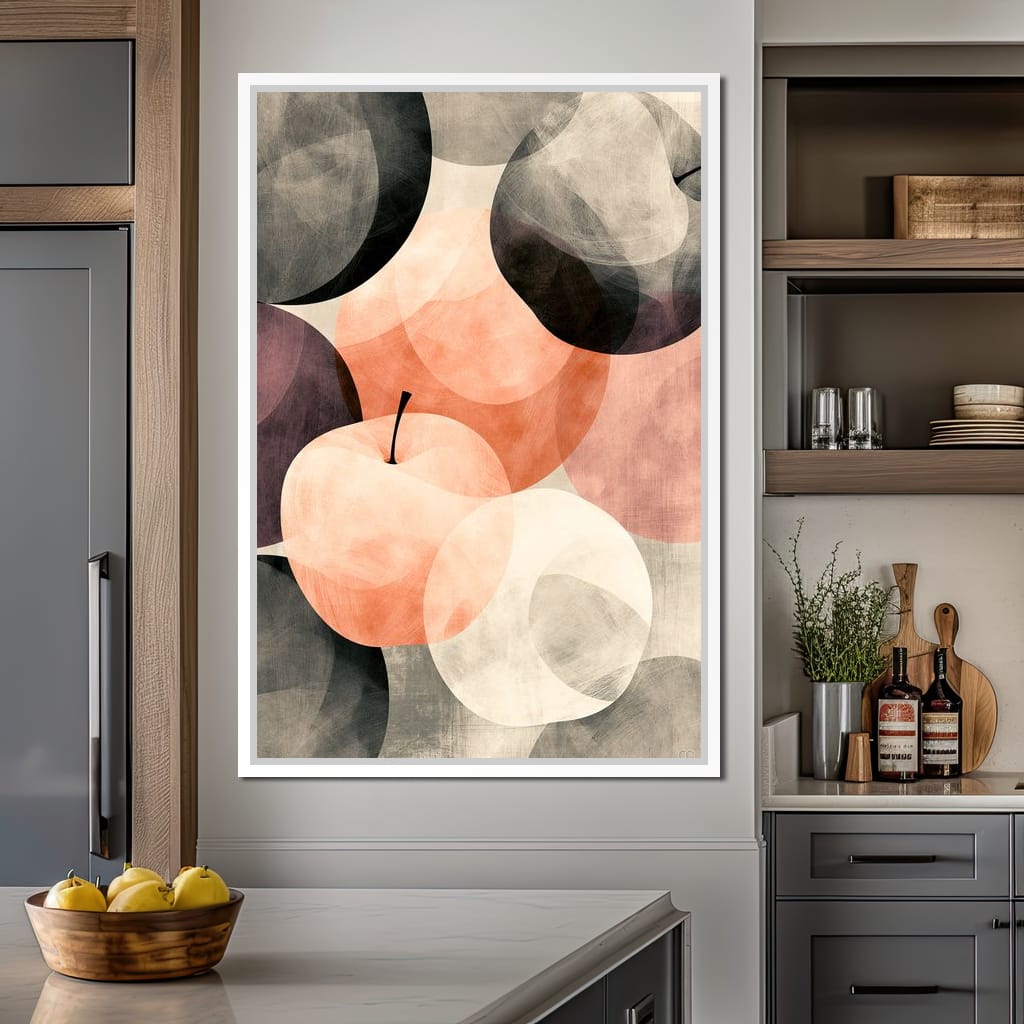 Orchard Shadows at Golden Hour Canvas Wall Art