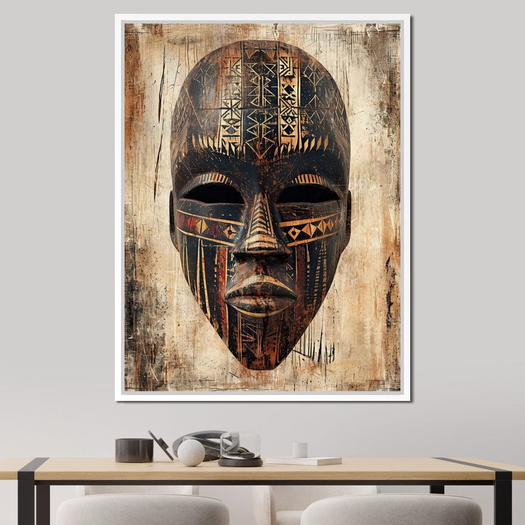 Tribal Echoes of Ancestry Canvas Wall Art