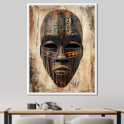Tribal Echoes of Ancestry Canvas Wall Art