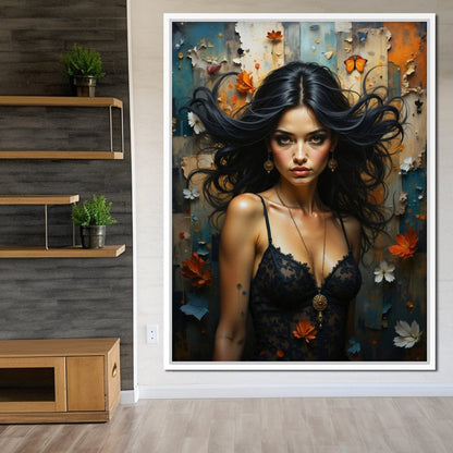 Female Portrait 330 Canvas Wall Art