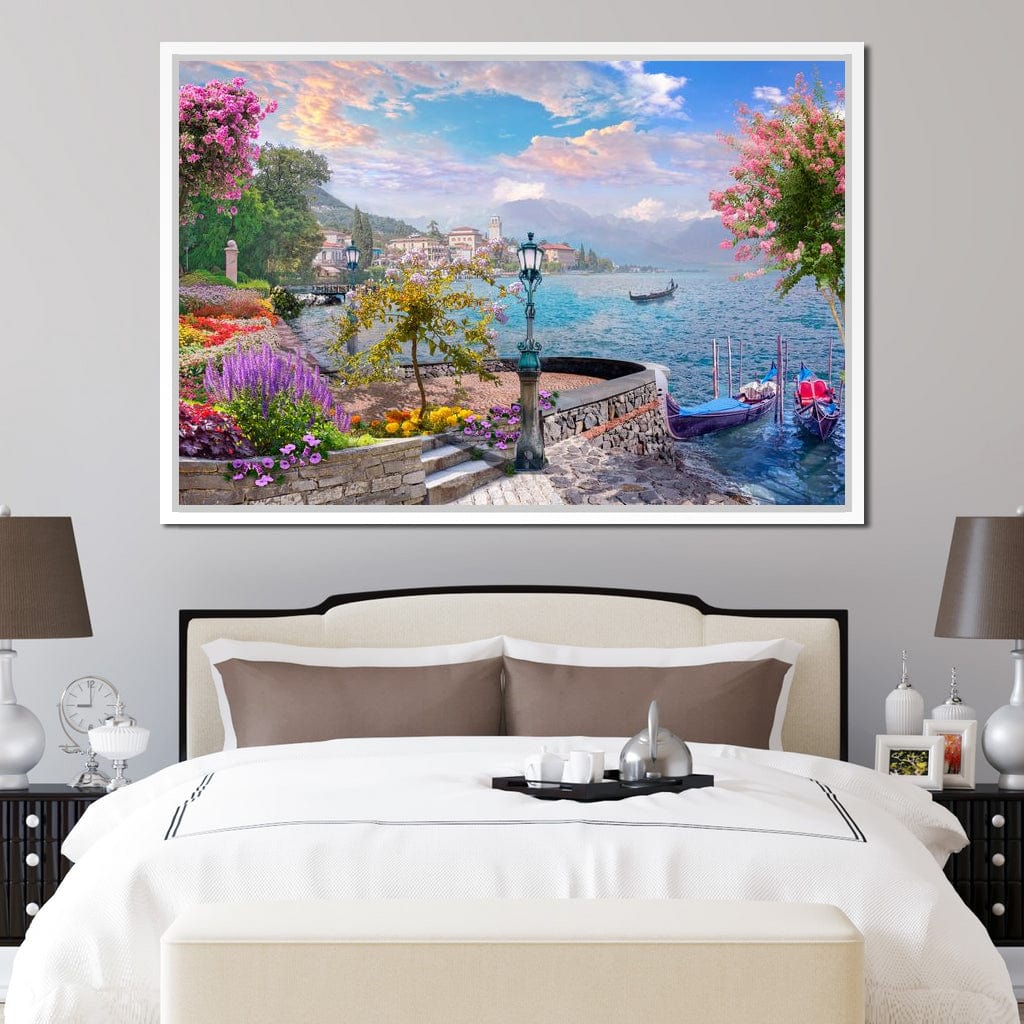 Garden Pier Canvas Wall Art