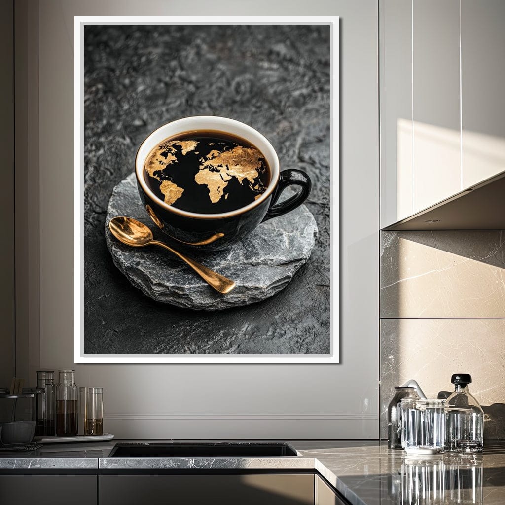 Golden Horizons Brewed Canvas Wall Art