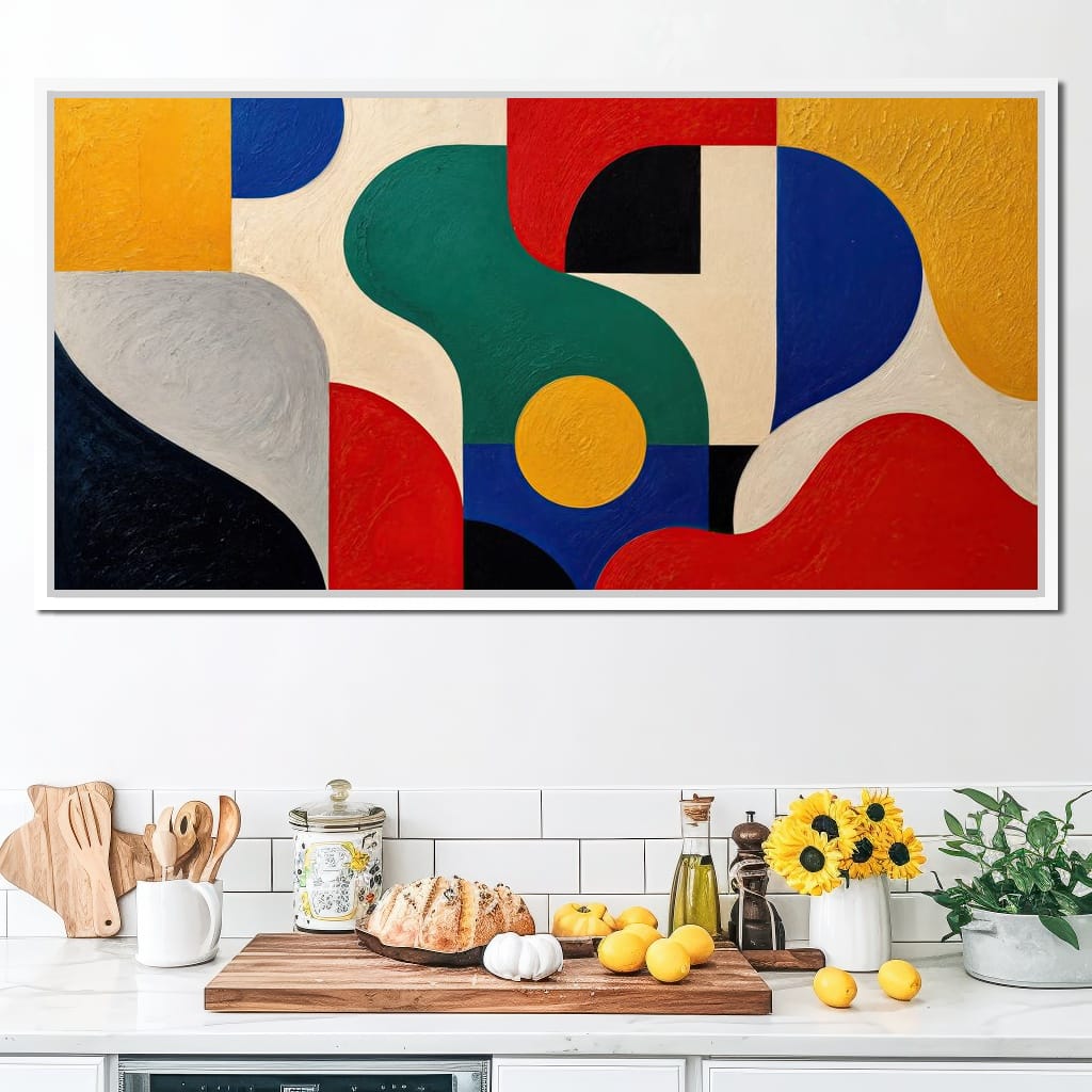 Primary Feelings Canvas Wall Art