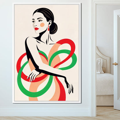Deco Darling Canvas Wall Art