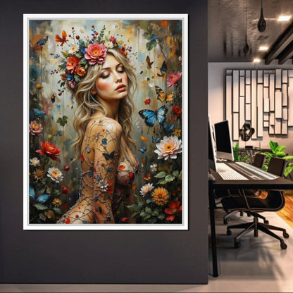 Female Portrait 335 Canvas Wall Art