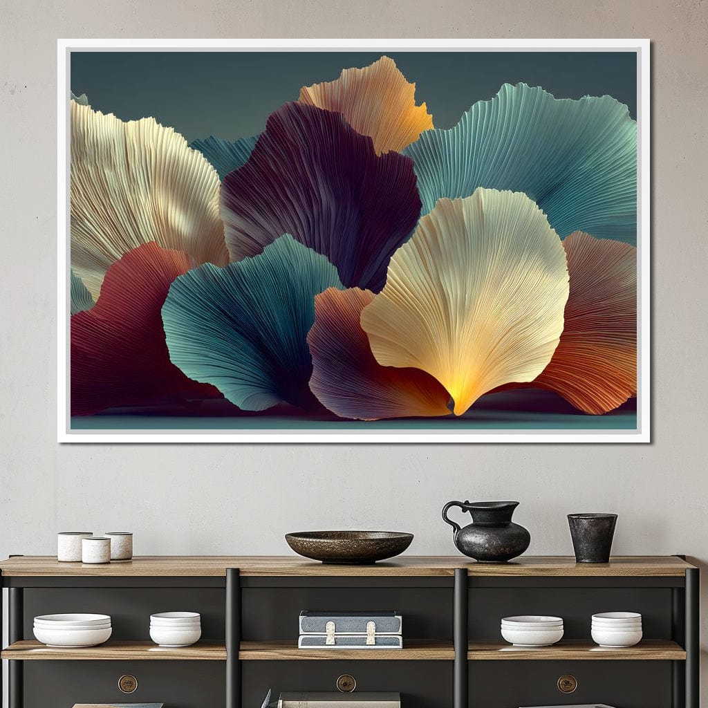 Flowing Petal Dreams Canvas Wall Art