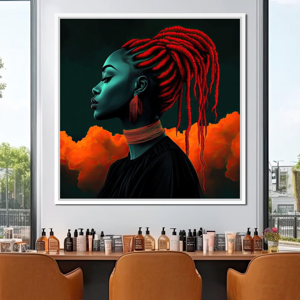 Profile of Power Canvas Wall Art