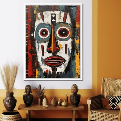 Tribal Mask 15 Canvas Wall Art