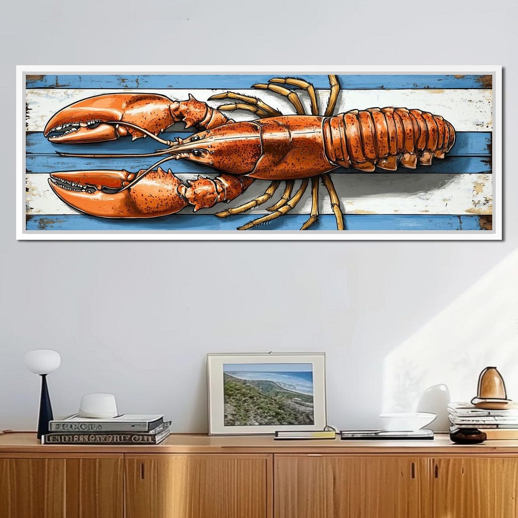 Oceanic Lobster Delight Canvas Wall Art