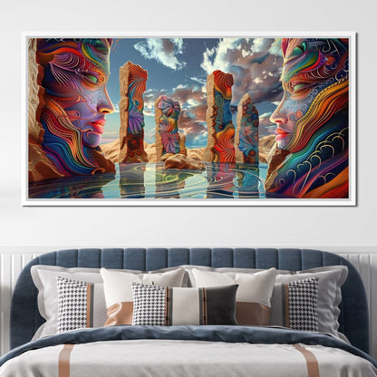 The Guardians of Psychedelia Canvas Wall Art