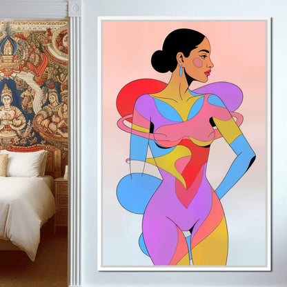 The Colorform Muse Canvas Wall Art