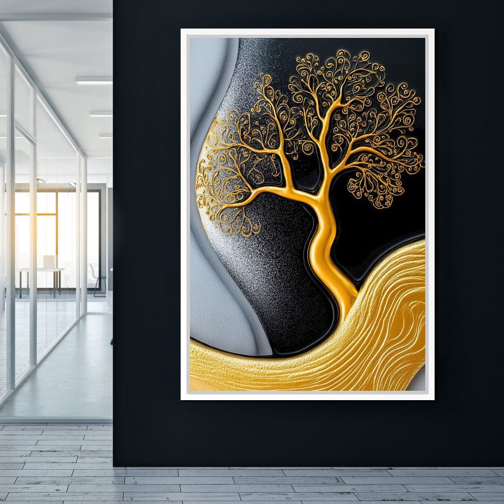 The Gilded Roots Canvas Wall Art