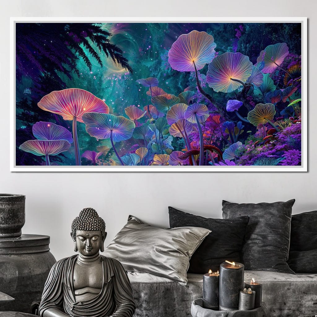 Galactic Faerie Garden Canvas Wall Art