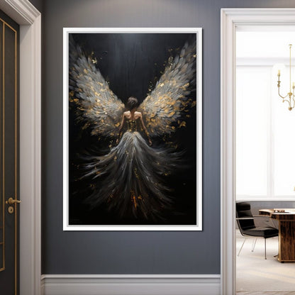 Mystic Symphony of the Cosmos Canvas Wall Art