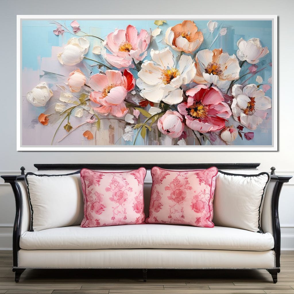 Blossoms of Serenity Breeze Canvas Wall Art