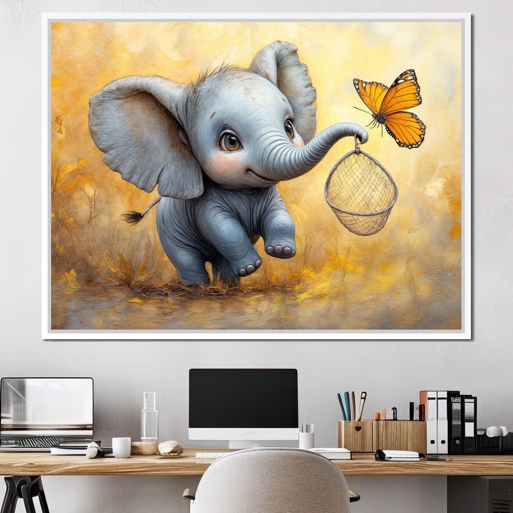 Innocence on a Golden Breeze Canvas Wall Art