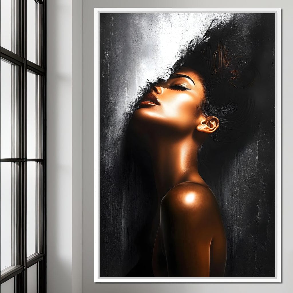 Radiant Reflection of Night Canvas Wall Art