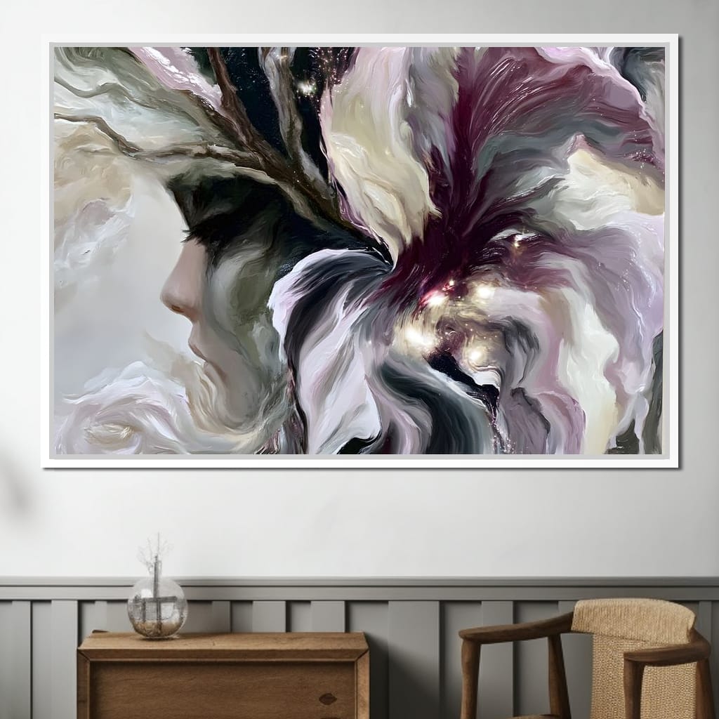 Fallen Petals Of A Silent Mind Canvas Wall Art