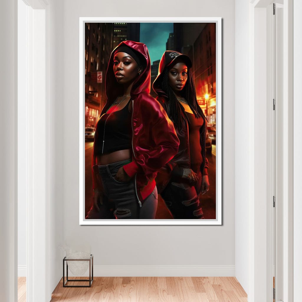 Verses in Velvet Canvas Wall Art
