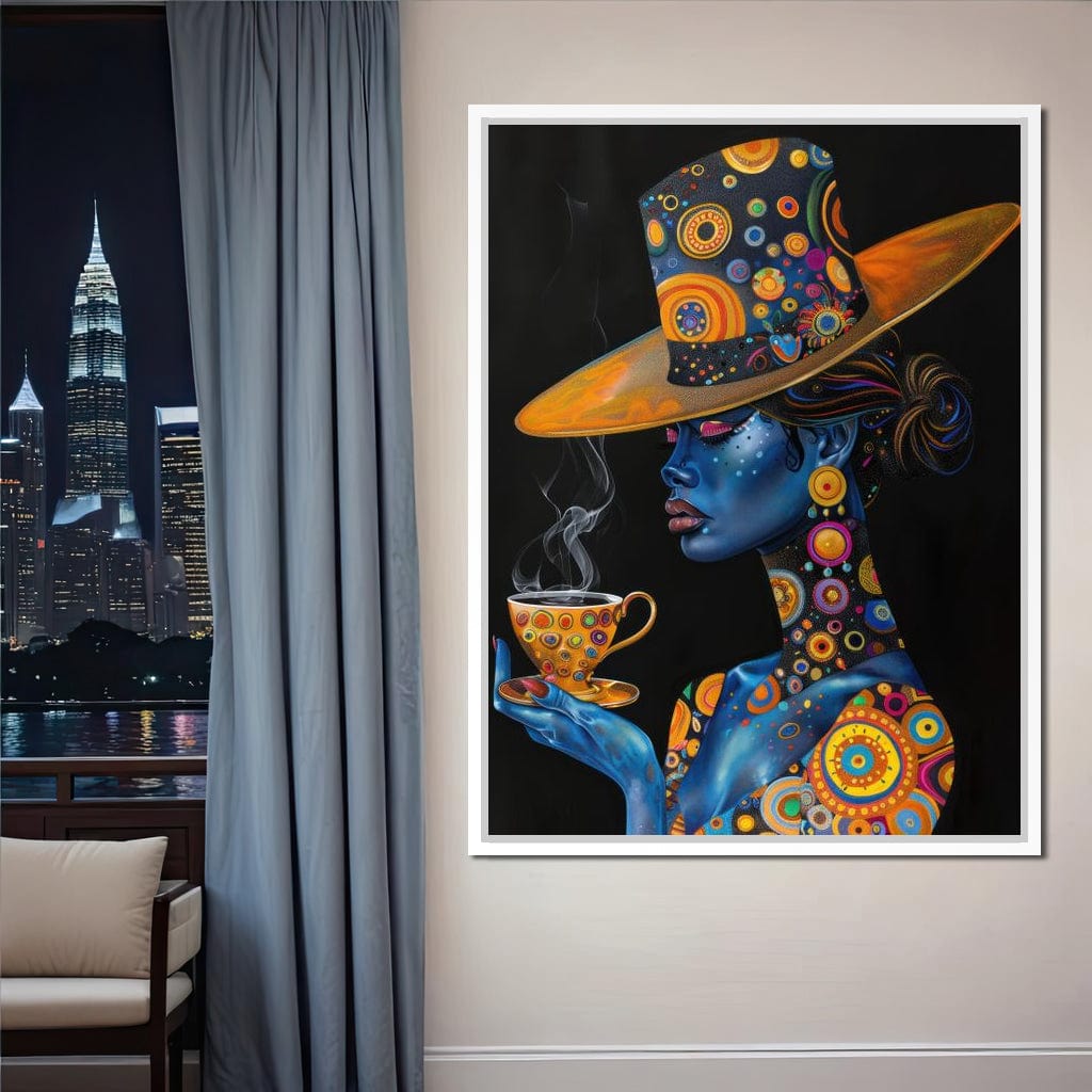 Astral Afternoon Tea Canvas Wall Art