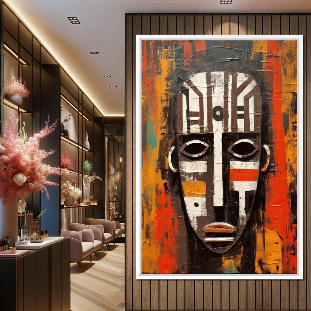 Tribal Mask 13 Canvas Wall Art