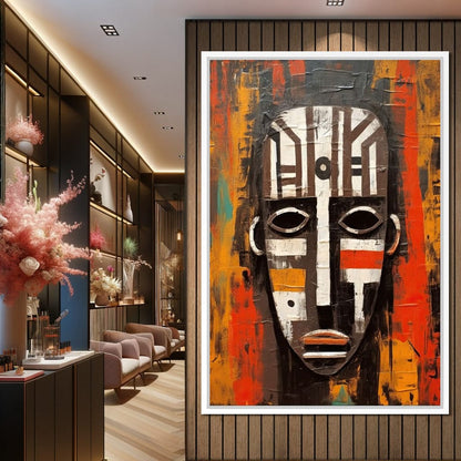Tribal Mask 13 Canvas Wall Art