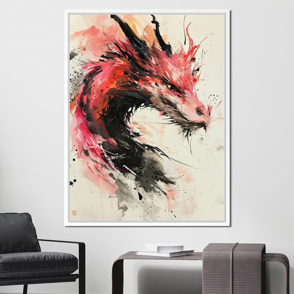 Vibrant Mythical Serenade Canvas Wall Art