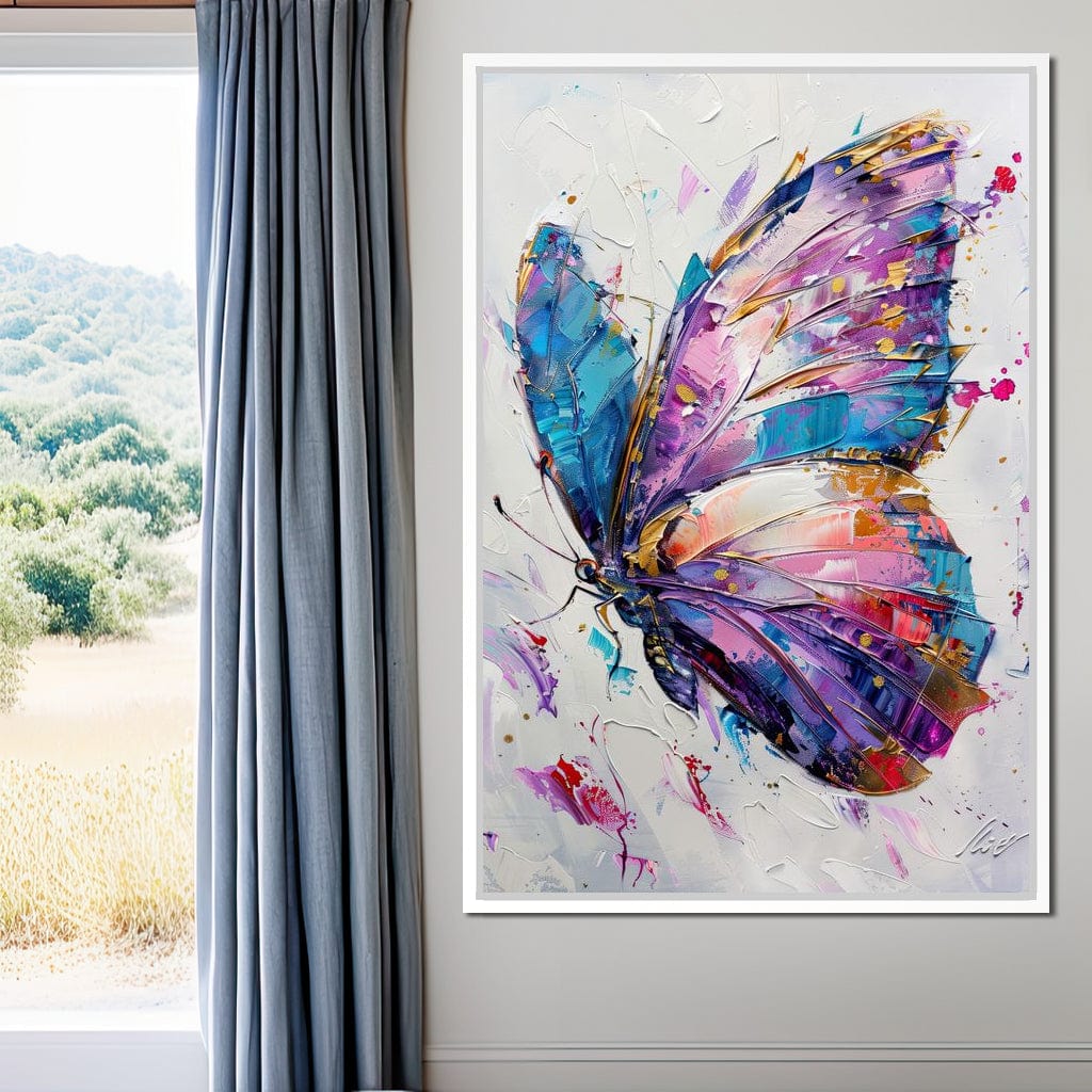 Kaleidoscope Butterfly Bliss Canvas Wall Art