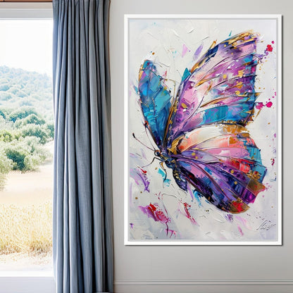 Kaleidoscope Butterfly Bliss Canvas Wall Art