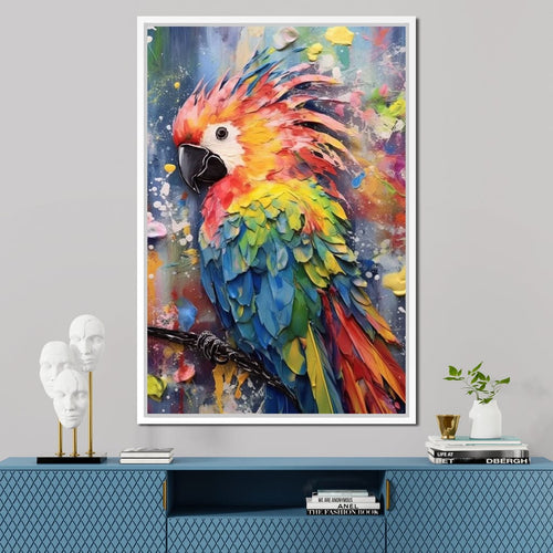Colorful Cockatoo Canvas Wall Art