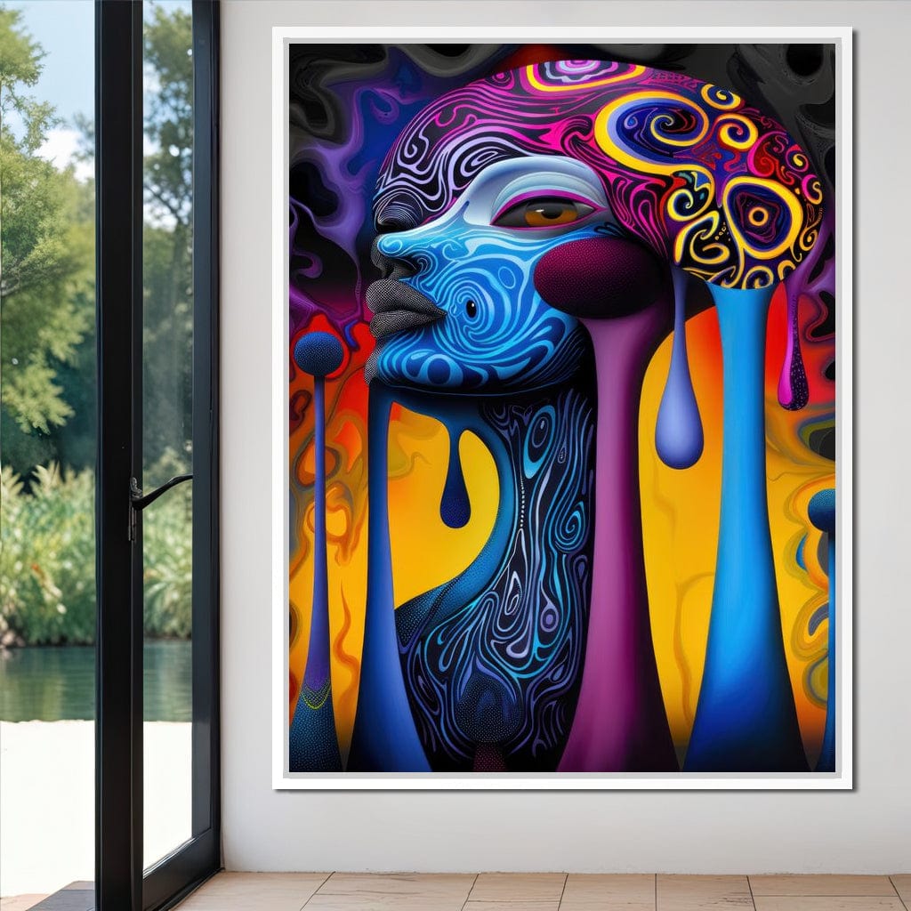 The Drippy Diva Canvas Wall Art