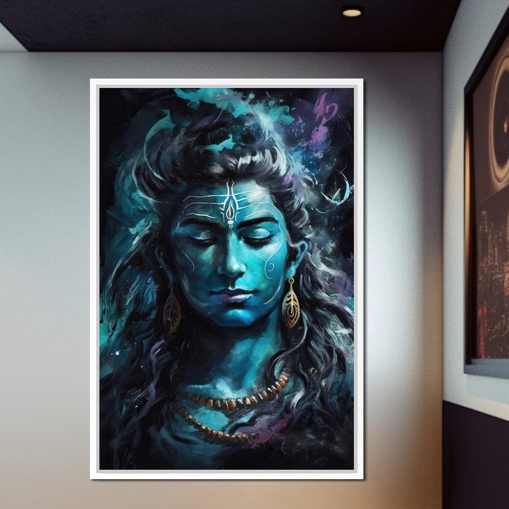 Lord Shiva Bholanatha Canvas Wall Art