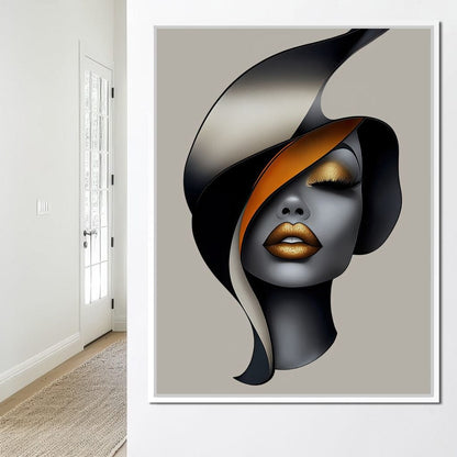 She Wears the Dusk Canvas Wall Art