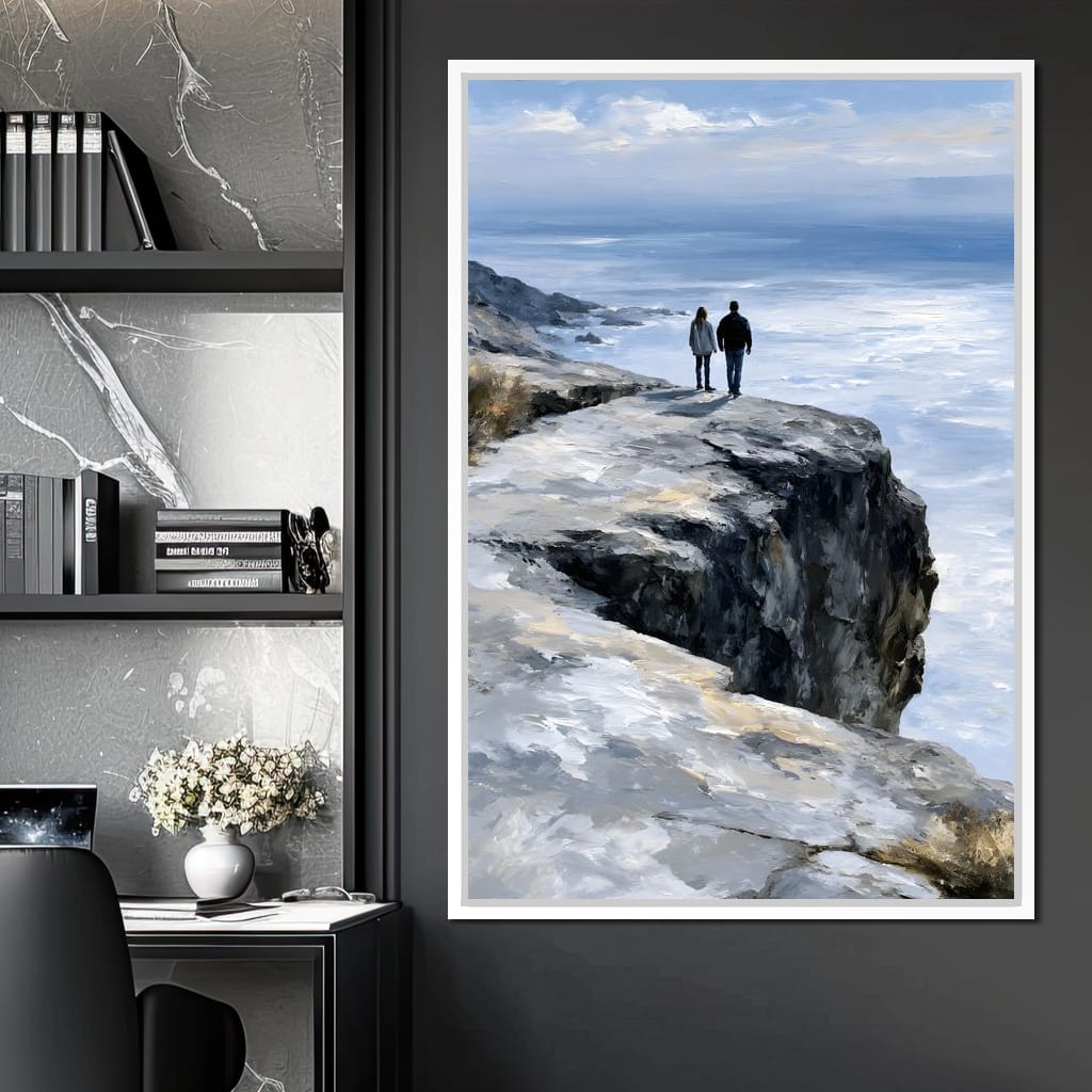 Where Two Souls Stand Together Canvas Wall Art