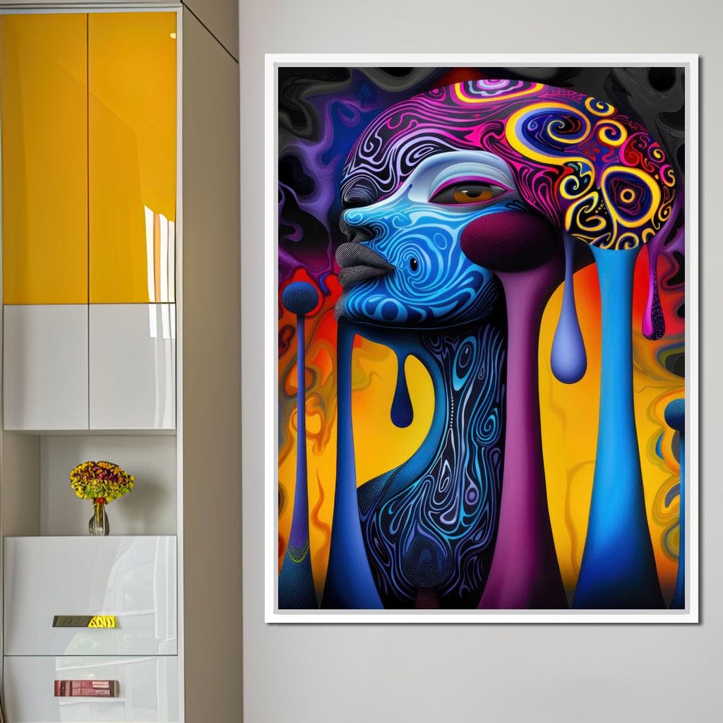 The Drippy Diva Canvas Wall Art