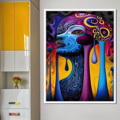 The Drippy Diva Canvas Wall Art