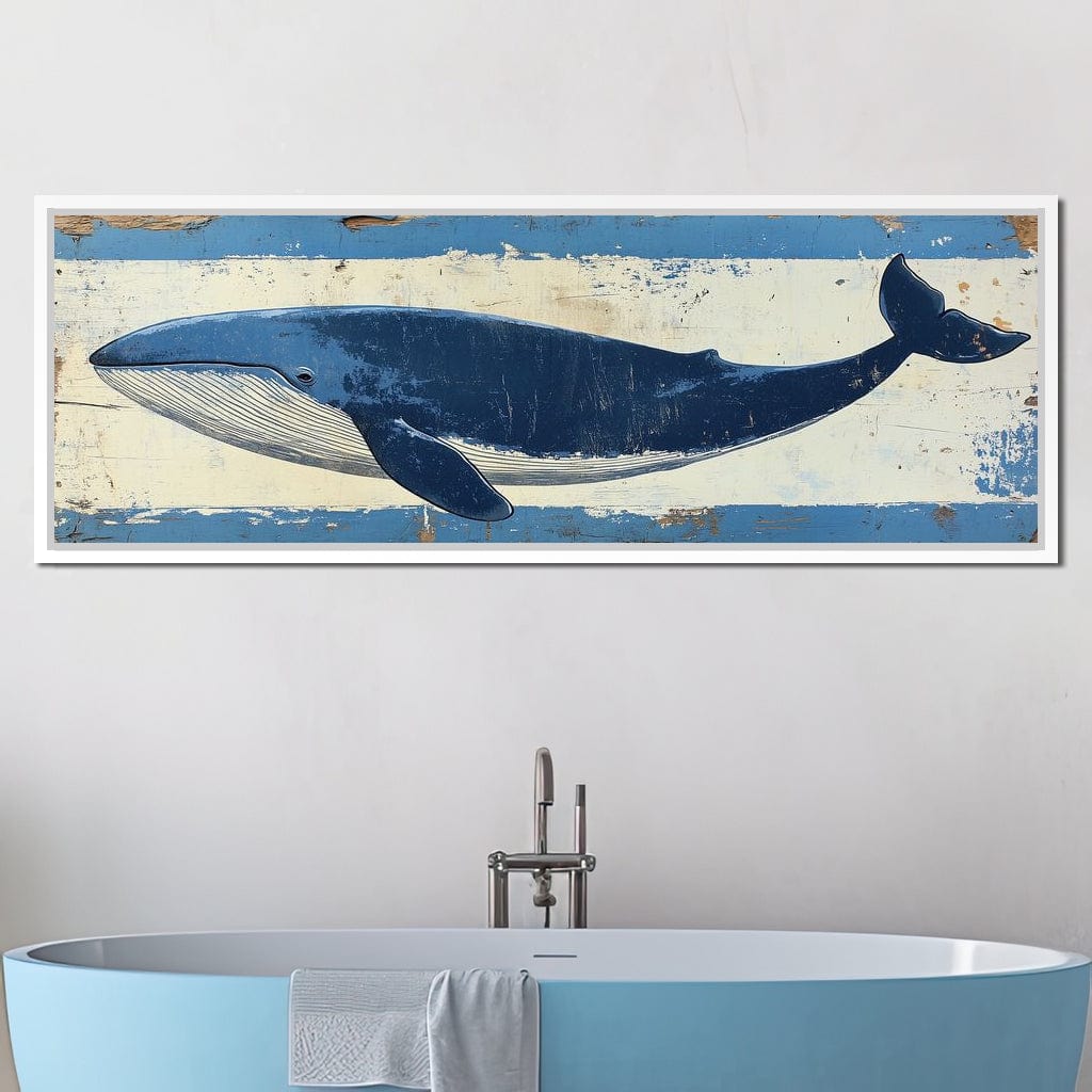 Glorious Whale Canvas Wall Art