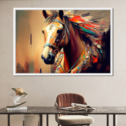 Cherokee Horse 2 Canvas Wall Art