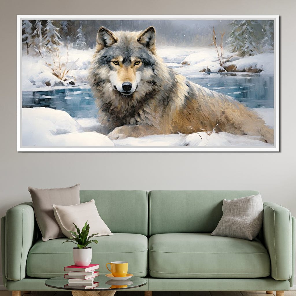 Winters Majestic Guardian Canvas Wall Art