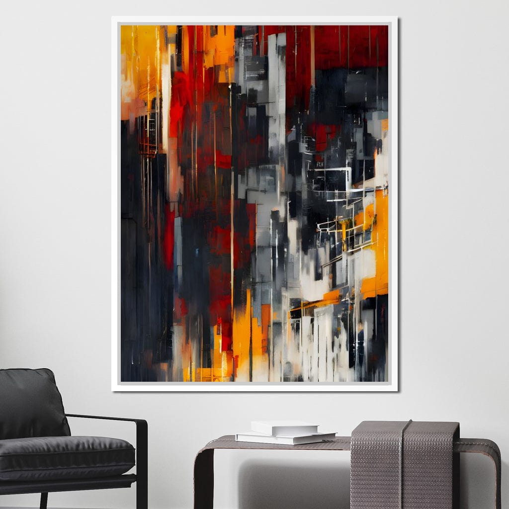 Urban Labyrinth Canvas Wall Art