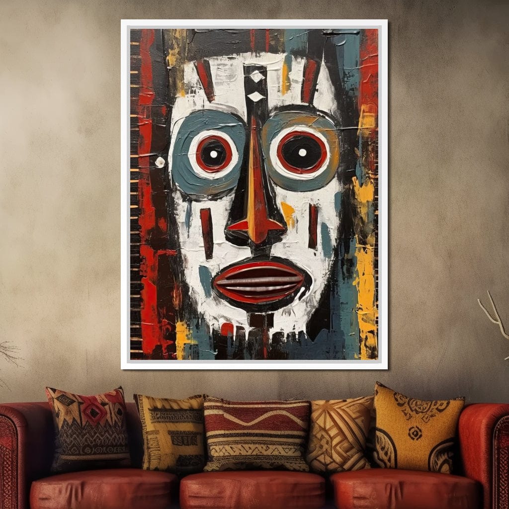 Tribal Mask 15 Canvas Wall Art
