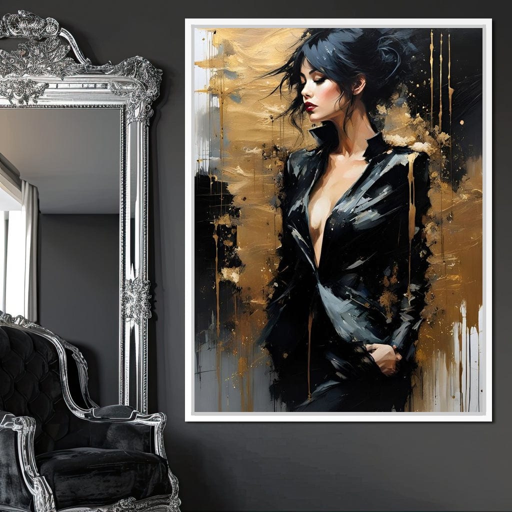 Female Portrait 0052 Canvas Wall Art