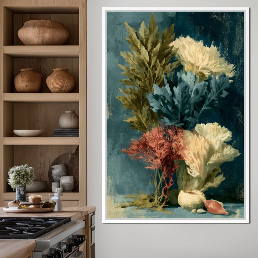 Tides of Forgotten Flora Canvas Wall Art