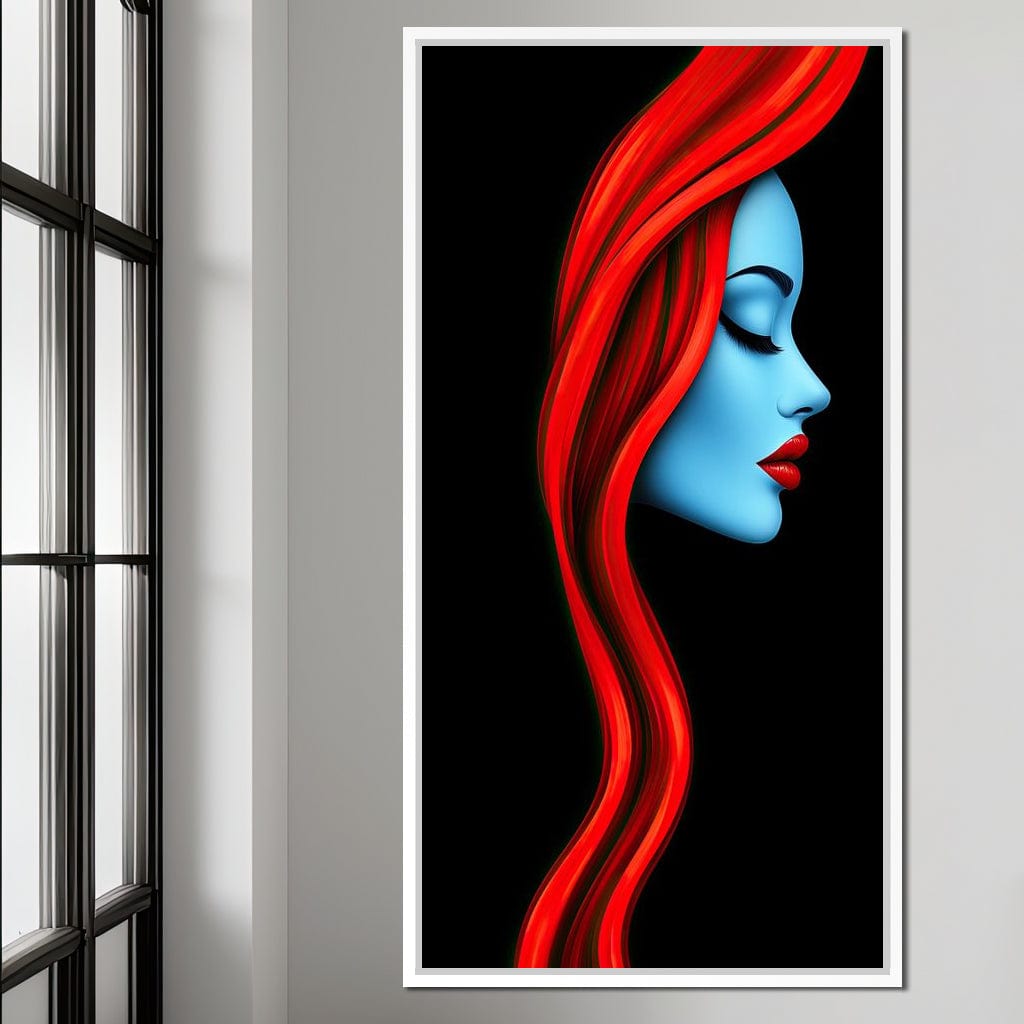 Blueblood Siren Canvas Wall Art